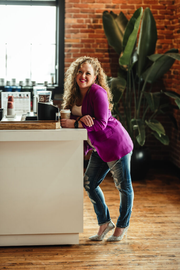 Portrait of Megan Brown, founder of Your Moxie Coach